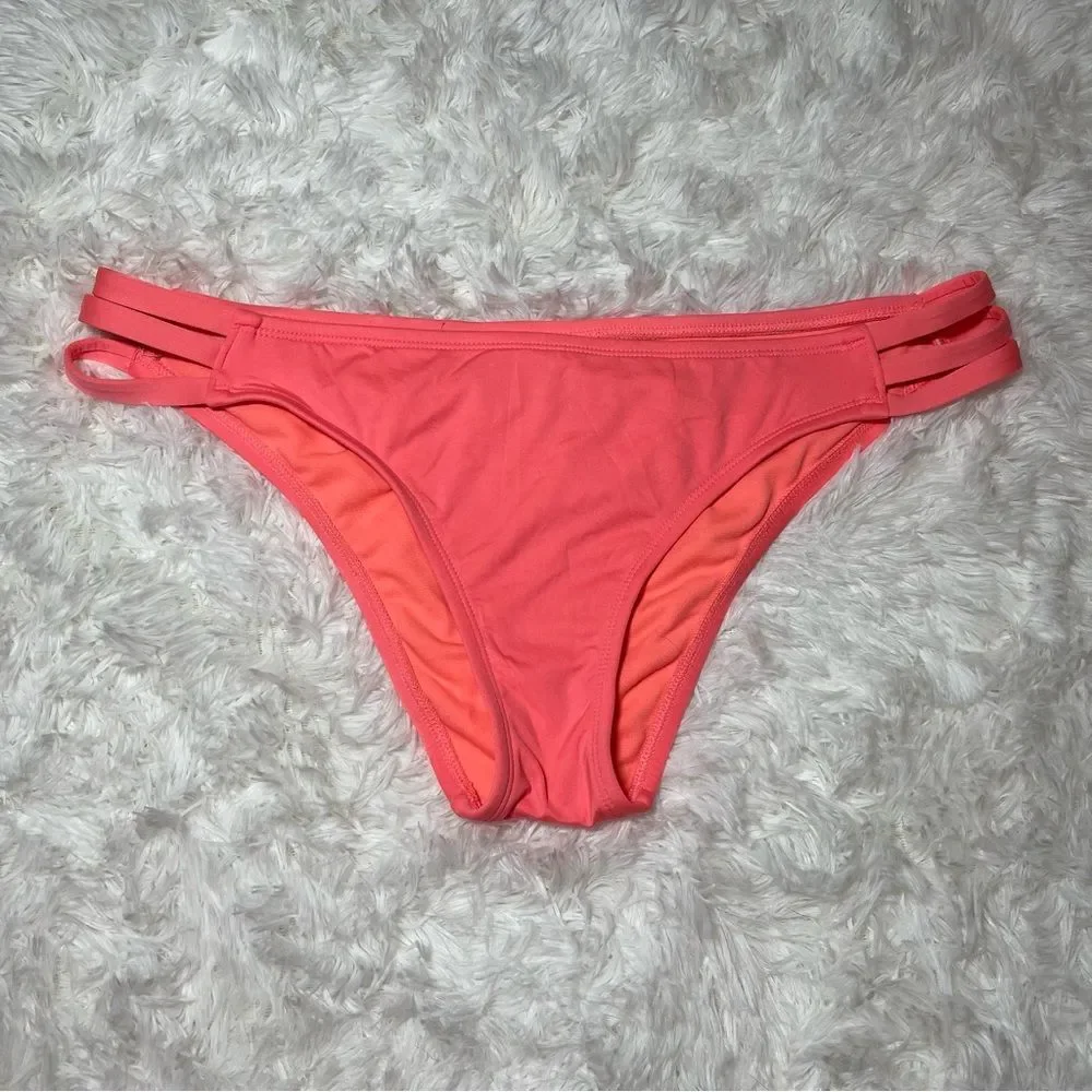 Mossimo Coral‎ Strappy Hipster Bikini Bottom XL